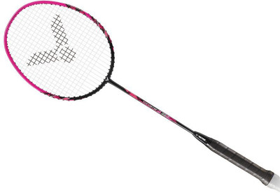 

Victor Thruster K 100 Power Series Professional Badminton Racket 2018 (TK100-F-4U) Multicolor Strung Badminton Racquet(G5 - 3 Inches, 98 g)
