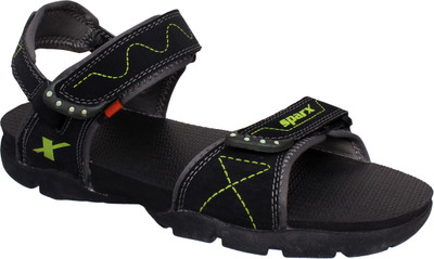 

Sparx Men Black Fl.Green Sports Sandals