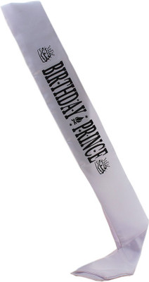 

Tootpado Birthday Prince Sash - White - (2FNS34)