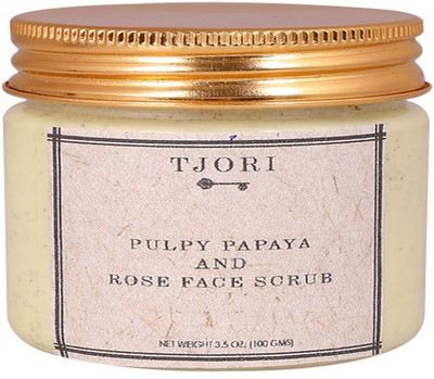

Tjori Pulpy Papaya And Rose Face Scrub(100 g)