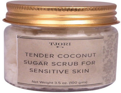 

Tjori Tender Coconut Sugar Scrub For Sensitive Skin Scrub(100 g)