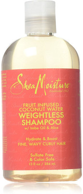 

Shea Moisture Fruit Fusion Coconut Water Weightless Shampoo(384 ml)