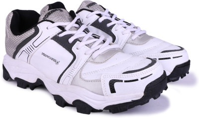 

Provogue RUNNER Cricket Shoes For Men(Multicolor, White/black