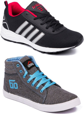 

Asian Walking Shoes,training Shoes,Gym Shoes,Casual Shoes,Loafers, Walking Shoes For Men(Black, Grey, Multicolor