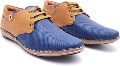 

Vogue Stack Casuals For Men(Multicolor, Blue::tan