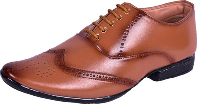 

AARIC FL13 Brogues For Men(Beige