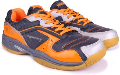 

Provogue KU003 Badminton Shoes For Men(Grey, Grey/orange