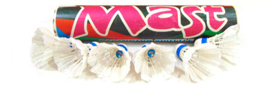 

GM Mast Pack Of 10 Birdie Badminton Shuttlecock - Medium Quality - Consistent Flight Feather Shuttle - White(Fast, 79, Pack of 10)