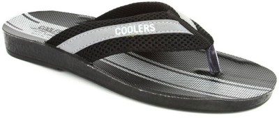 A-HA By Liberty Men POKAR-BLACK Flip Flops(Black , 9 UK/India)