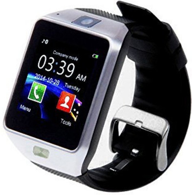 

Marklif Bluetooth Smartwatch with Built-in Sim card and memory card slot Compatible with All Android Mobiles/ISO Silver Smartwatch(Silver Strap Regular)