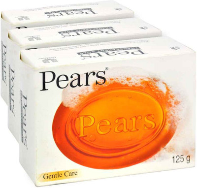 

Pears Gentle Care Plain #Imported [ Pack Of 3 ](125 g, Pack of 3)