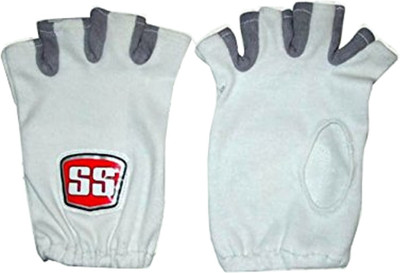 

SS Cricket Batting Inner Gloves-Club Plus-Finger less-Full Size Batting Gloves (Free Size, White)
