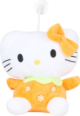

aroraonlinetraders SWEET KITTY PLUSH TOY - 6 inch(WHITE & ORANGE, WHITE & PURPLE)