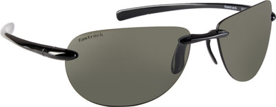 Fastrack Oval Sunglasses(For Men & Women, Grey)