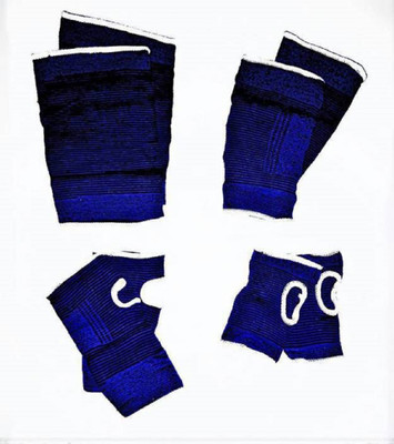 

Astyler Combo Pair of Knee Palm, Elbow & Ankle Support (, Blue