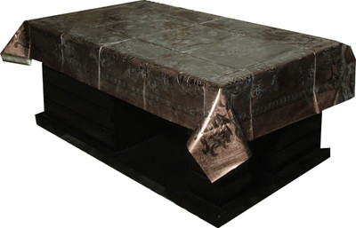 KUBER INDUSTRIES Self Design 4 Seater Table Cover(Multicolor, PVC (Polyvinyl Chloride))