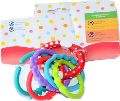 

kids happy 6 PCS Baby teether Teether(Multicolor)