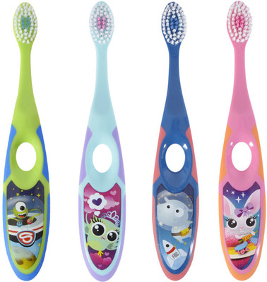 

Jordan Step 3-5 Years Bristles - Random Color (Pack Of 4) Made In Malaysia Soft Toothbrush(Pack of 4)
