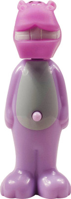 

Ole Baby Brings you the collectors edition of Bounce Up Funny Smiling Hippo Headed Kids Push Button Cum Toy (Age-3+ years) Extra Soft Toothbrush