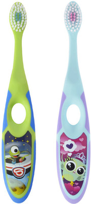 

Jordan Step 3-5 Years Bristles - Random Color (Pack Of 2) Made In Malaysia Soft Toothbrush(Pack of 2)