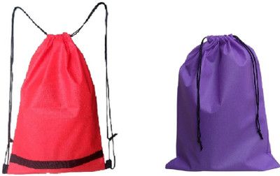 

demoda Shoe Pouch(Red, Purple), Purple;red