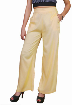 Lili Regular Fit Women Beige Trousers