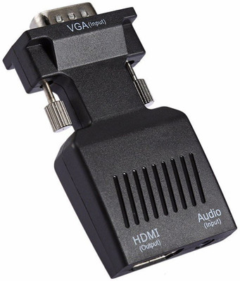 

Microware TV-out Cable VGA Male to HDMI Female 1080P VGA to HDMI Converter Adapter(Black, For TV)