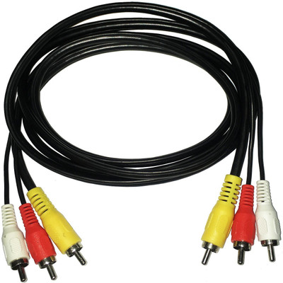

Boss TV-out Cable Audio Video A_15(Black, For Home Theater, 15)