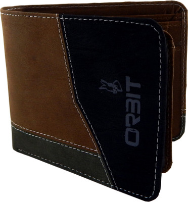 

Orbit Men Khaki Artificial Leather, Fabric Wallet(5 Card Slots)