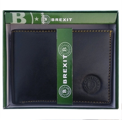 

BREXIT Men Black Artificial Leather Wallet(5 Card Slots)