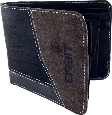 

Orbit Men Black Artificial Leather, Fabric Wallet(5 Card Slots)