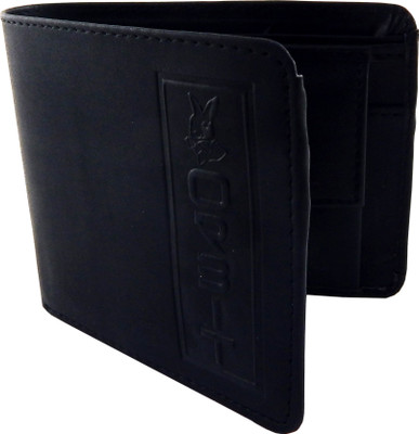

Orbit Men Black Artificial Leather, Fabric Wallet(2 Card Slots)