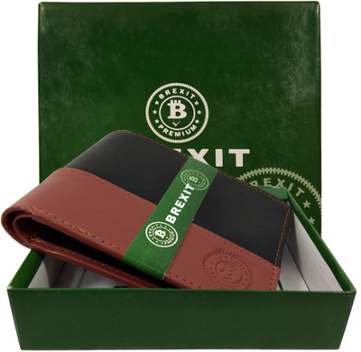

BREXIT Men Black Artificial Leather Wallet(3 Card Slots)