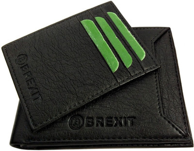 

BREXIT Men Black Artificial Leather Wallet(3 Card Slots)