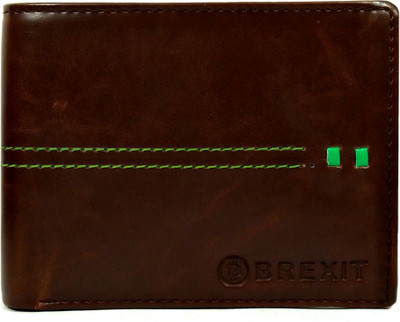 

BREXIT Men Brown Artificial Leather Wallet(3 Card Slots)