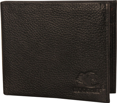

Moochief Men Black Genuine Leather Wallet(5 Card Slots)