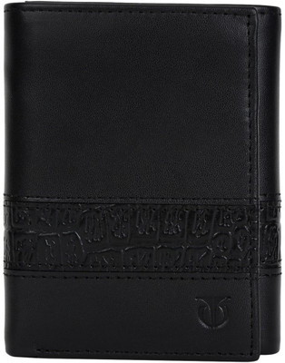 

Titan Men Black Genuine Leather Wallet(6 Card Slots)