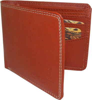

Orbit Men Tan Artificial Leather, Fabric Wallet(6 Card Slots)