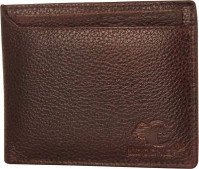 

Moochief Men Brown Genuine Leather Wallet(10 Card Slots)