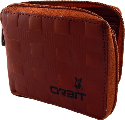 

Orbit Men Tan Artificial Leather, Fabric Wallet(5 Card Slots)