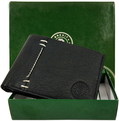 

BREXIT Men Black Artificial Leather Wallet(3 Card Slots)