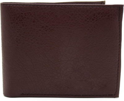 

Nietz Men Brown Genuine Leather Wallet(14 Card Slots)