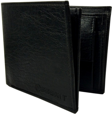 

BREXIT Men Black Artificial Leather Wallet(9 Card Slots)