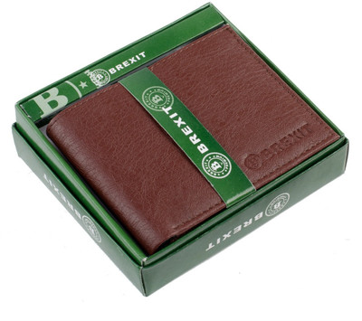 

BREXIT Men Brown Artificial Leather Wallet(3 Card Slots)