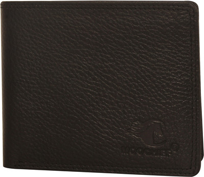 

Moochief Men Black Genuine Leather Wallet(8 Card Slots)