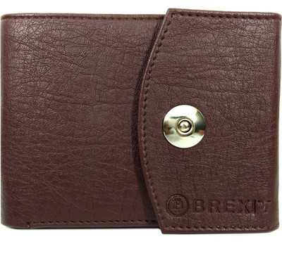 

BREXIT Men Brown Artificial Leather Wallet(6 Card Slots)