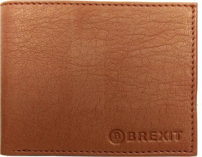 

BREXIT Men Tan Artificial Leather Wallet(9 Card Slots)