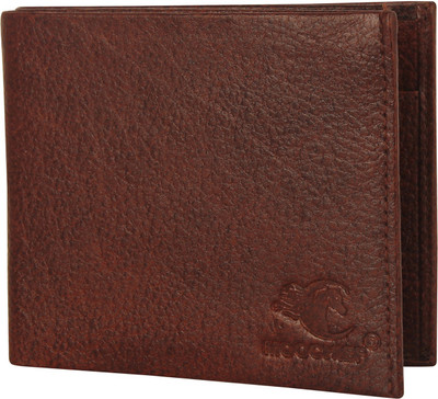 

Moochief Men Brown Genuine Leather Wallet(5 Card Slots)
