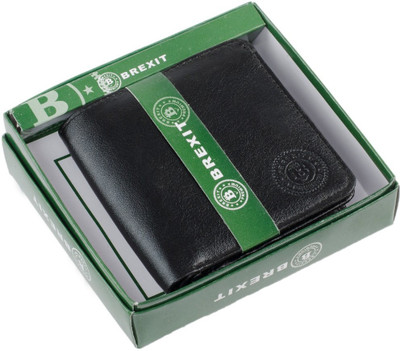 

BREXIT Men Black Artificial Leather Wallet(8 Card Slots)