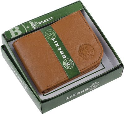 

BREXIT Men Tan Artificial Leather Wallet(3 Card Slots)